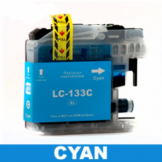 Brother Compatible Ink Cartridge LC133 Cyan